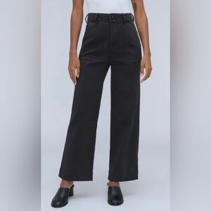 NWT Everlane organic wide leg crop - Size 16